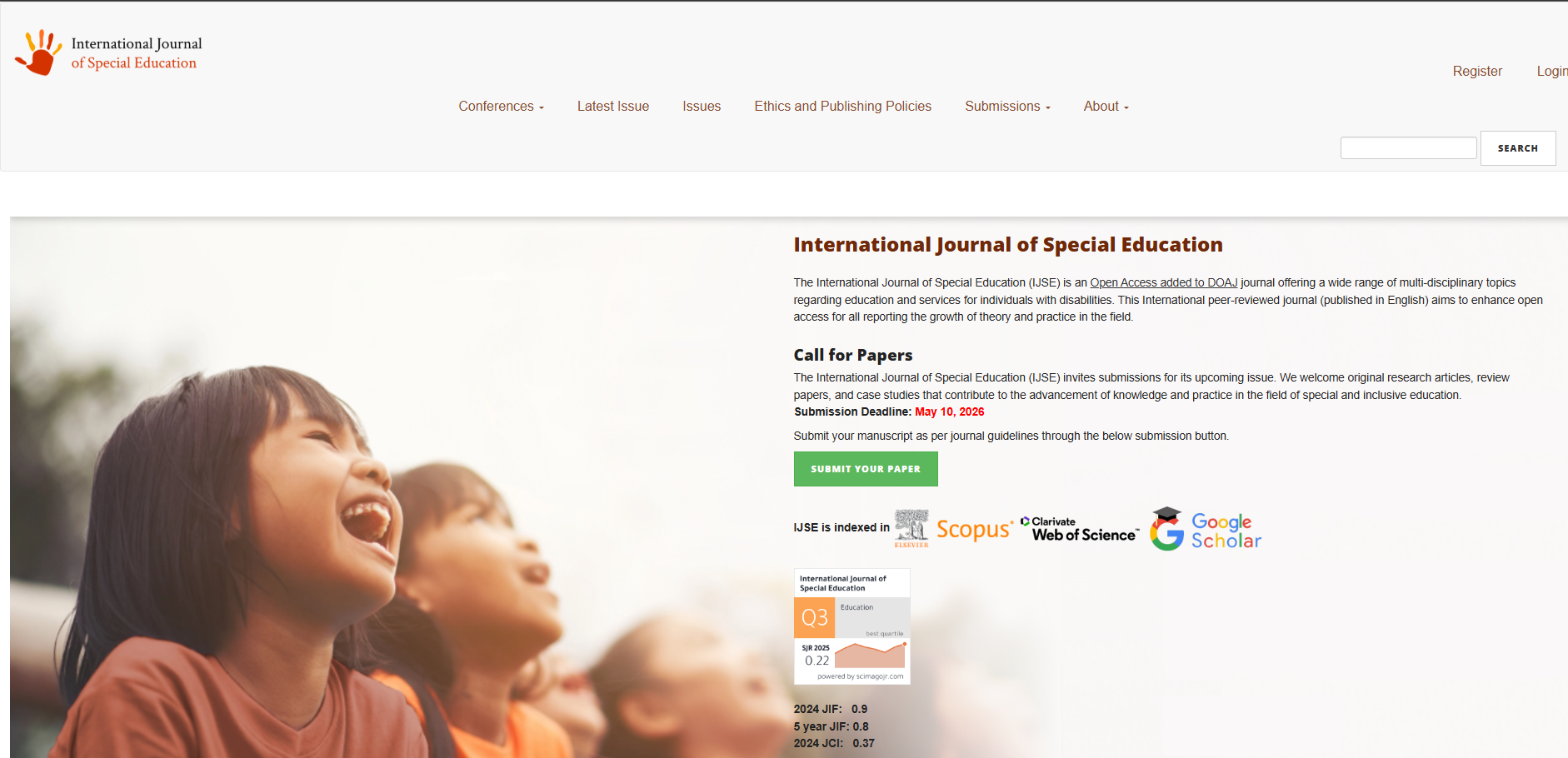 International Journal of Special Education